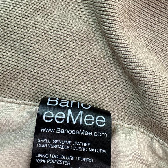 Bano eeMee Leather Canadian Designer Jacket Size 0 or XS - Picture 7 of 7
